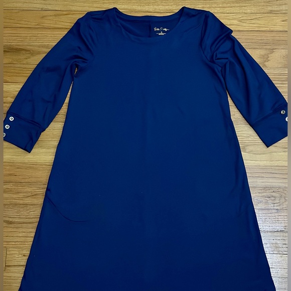 Lilly Pulitzer NWOTAG Small ‘True Navy Sophie’ Long Sleeve Dress WITH POCKETS! - Picture 2 of 6